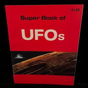 Super Book Of UFO's 1978 Vintage Alien